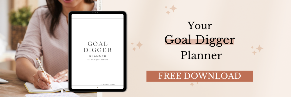 goal digger planner free printable